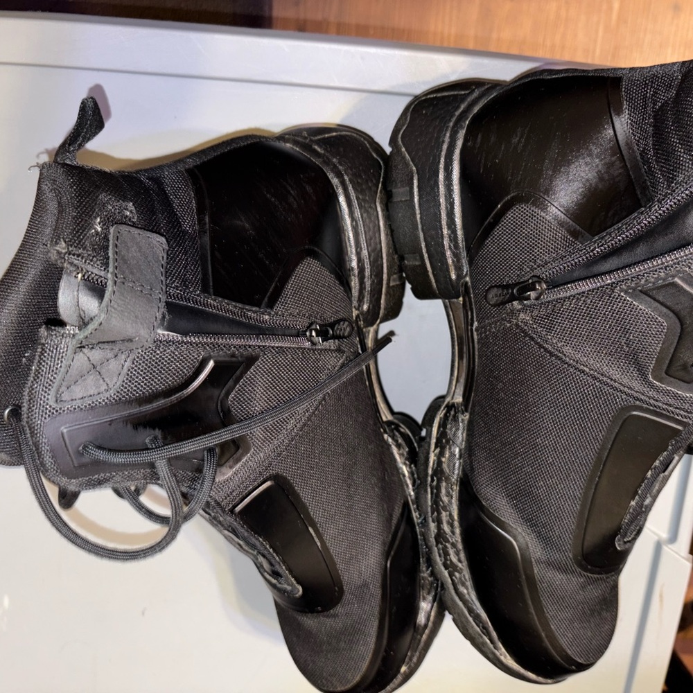 Men’s Black Steel Toe Cushioned Work Boots